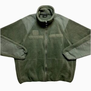 US Cold Weather Fleece Jacket Mens Size Small Green Military Windbreaker Kenyon